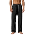 thumbnail image 2 of DayScoop Mens Plus Size Pants Summer Trousers Fashion Casual Sagging Loose Straight Leg Wide Leg Cool Sports Full Length Pants, 2 of 6