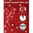 thumbnail image 3 of Wearlizer Christmas Snowflake Engraved Silicone Band Compatible with Apple Watch Band for Women 40mm 38mm 41mm 42mm 44mm 45mm 49mm, Soft Two-Tone Sport Strap for iWatch Series 9 8 7 6 5 4 3 SE Ultra, 3 of 6