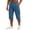 BBE54-Blue, variant on VV AVEORS Men'S Workout Hiking Cargo Shorts Gym Hiking Shorts Zipper Pockets Lightweight Athletic 3/4 Capri Pants For Men Dark Green 3XL