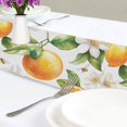 thumbnail image 4 of Yayeee Table Runner 70 inches Long Home Kitchen Dinning Party Decoration, Floral Watercolor Oranges, 4 of 7