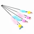 thumbnail image 5 of Varilla de juguete interactiva Cat Teaser con campana y pluma, 5 of 5
