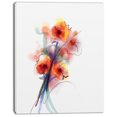 thumbnail image 2 of Fleurs de Couleur Douce sur Fond Blanc - Grande Impression sur Toile Florale, 2 of 4