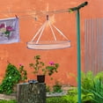 thumbnail image 1 of Raindrops White Foldable Laundry Drying Rack with Mesh Design for Sweaters and Herb Hanging, 1 of 6