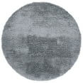 thumbnail image 4 of SAFAVIEH New Orleans Ivory Solid Shag Area Rug, Grey, 6' x 9', 4 of 8