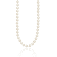 thumbnail image 4 of 14K Solid Yellow Gold 6mm White Round Akoya Saltwater Cultured Pearl Necklace Chain, 4 of 6