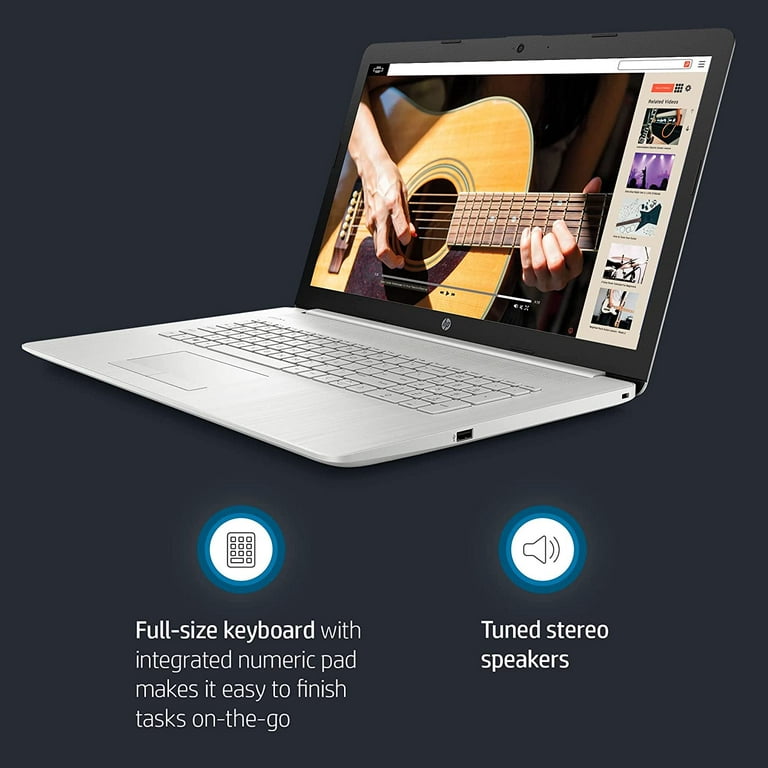 New HP 17 Laptop, i3-1115G4, Bluetooth, Pro, 256GB HDMI, SDRAM Display, 17.3\
