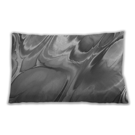 Ahgly Company Outdoor Rectangular Contemporary Lumbar Throw Pillow, 13 inch by 19 inch