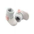thumbnail image 4 of Newborn Baby Girl Flower Warm Snow Boots Shoes Toddler Soft Sole Booties, 4 of 5