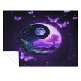 thumbnail image 6 of Dreamy Purple Butterfly Pattern (73)-2 Throw Blanket Warm Microfiber Flannel Bedroom Decor Blankets For Beds, 6 of 6