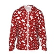 thumbnail image 2 of Lsque Red Christmas Cheer. UPF 50+ Lightweight Sun Protection Men's Women's Long Sleeve Shirt, Hoodie Performance -Small, 2 of 9