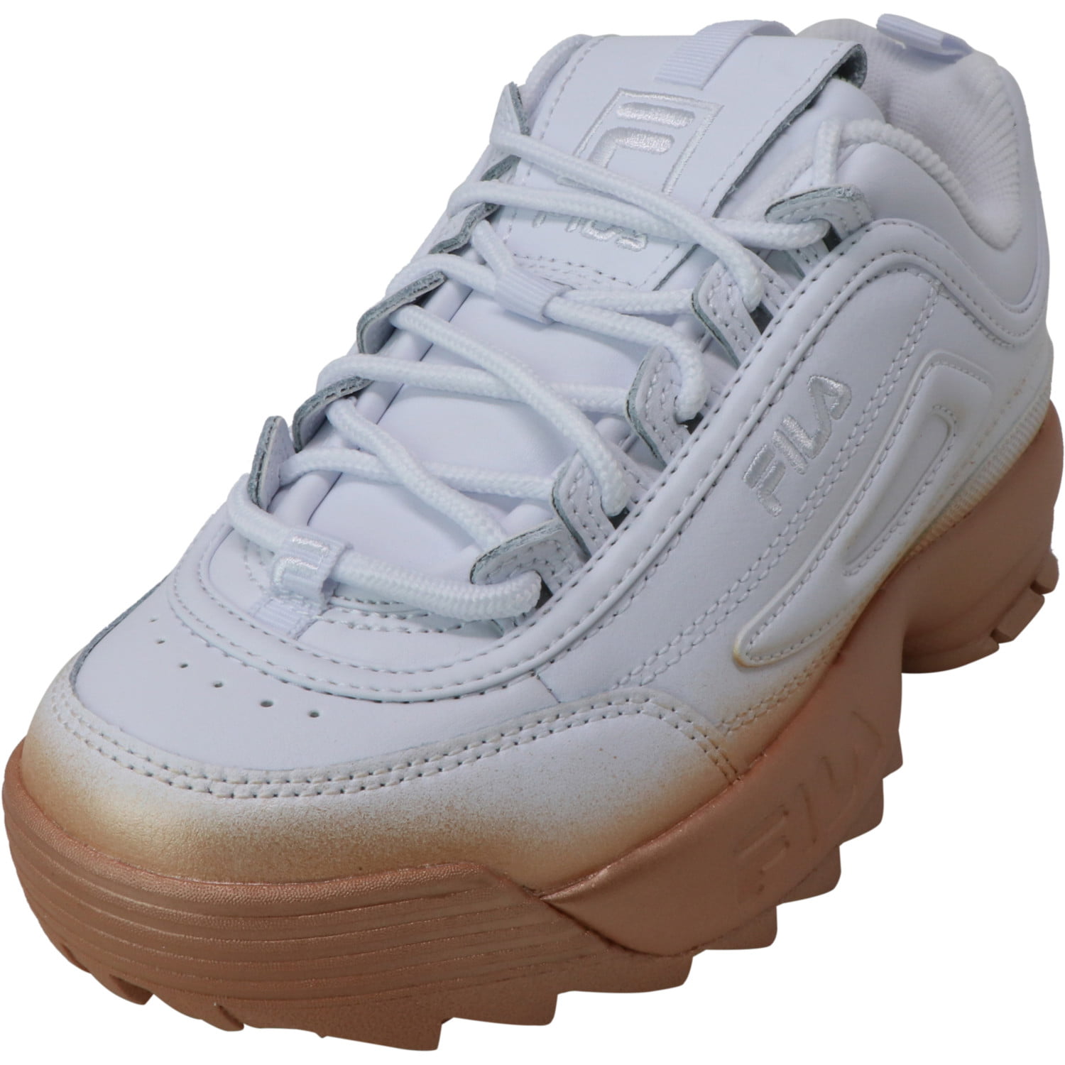 fila white high ankle shoes