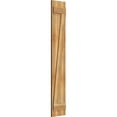 thumbnail image 2 of 10 3/4"W x 62"H TimberCraft Two 5 3/8" Boards Joined Board-n-Batten Shutters w/Z-Bar, Rough Sawn Western Red Cedar (Per Pair), 2 of 13