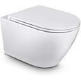 thumbnail image 3 of Couvercle de Toilette Premium, Siège de Toilette, Siège de Toilette avec Fermeture Douce, Libération Rapide Siège de Toilette à Fermeture Douce, Fixation Supérieure en Acier Inoxydable, Siège de Toilette en Forme de U Duroplast / Robuste Mais Design Léger, 3 of 5