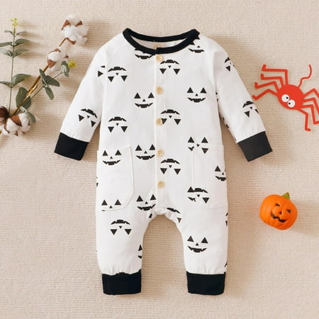 

Aayomet Baby Rompers Girl Fall Winter Rompers Baby Boy Unisex Baby Crewneck Sweatshirt Oversized Sweater Long Sleeve Shirts Pullover Top Fall Winter Outfit for Baby Boy Girl White 6-9 Months