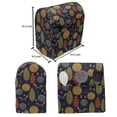 thumbnail image 5 of Forest Lounger Chair Bag, Fall Trees Mushroom and Fox with Formal Attire Funny Jungle Cartoon Flora Fauna, High Capacity Storage with Handle Container, Lounger Size, Multicolor, by Ambesonne, 5 of 5