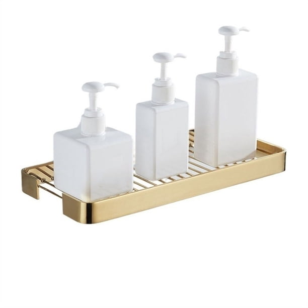 Estante de ducha de metal, estante de ducha de pared, organizador de baño
