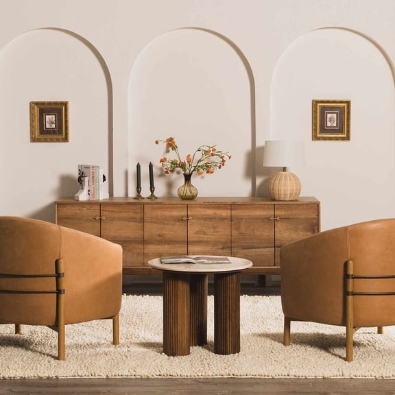 Hauteloom Oakridge Wool Living Room, Bedroom Area Rug - Contemporary - High Pile - Cream - 10' Round