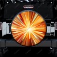 thumbnail image 1 of Radiating Starburst Pattern Polyester Universal Spare Wheel Tire Cover Wheel Covers for Trailer RV SUV Truck Camper, 1 of 5