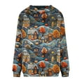 thumbnail image 4 of EHQJNJ Sweat à Capuche Oversize pour Femmes, Imprimé Camouflage, Col Rond, Manches Longues, Pull Graphique, 4 of 5