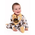 thumbnail image 2 of Baby Character Halloween Footed Sleep N Play & Bib Set, 2-Piece, Sizes Newborn-6/9 Months, 2 of 11