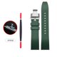 thumbnail image 3 of Correa de reloj deportiva de caucho fluorado verde de 20 mm y 22 mm, correa de silicona resistente al agua para Seiko, Rolex, Omega, pulsera para hombre, 3 of 5