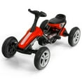 thumbnail image 1 of Costway SPEED Kids Pedal Powered Ride on Racer Car 4 Wheel Red, 1 of 10