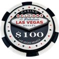 thumbnail image 2 of Las Vegas 3D Poker Chip Magnet (Sliver -$100), 2 of 3