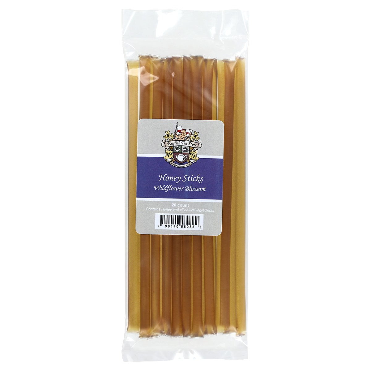 English Tea Store Honey Sticks, Wildflower Blossom, 0.25 Pound