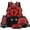 Cute Ladybug, variant on HUISEFOR Cute Ladybug School Backpack Set 17 Inch Lightweight School Bag with Lunch Bag, Pencil Case and Water Bottle Holder Multi-Pocket for Elementary School 2nd-3rd Grade