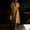 c01Yellow, variant on LNWUY Women's V Neck Linen Maxi Dress with Lace Trim Short Sleeve Solid Color Loose Pocket Long Dress Summer Casual Beach Dress Yellow XXL