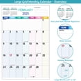 thumbnail image 3 of Calendario de pared BowCuk 2025 con estampado grande de 37 x 58 cm con fases lunares, 3 of 7
