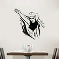 thumbnail image 2 of Professional Swimmer Silhouette Swimming Stroke Swimming Player Silhouette Vinyl Wall Sticker Art Decal Sports Boys Girls Kids Room Design Gym Pool Swimming Sports Wall Decor Size (30x22 inch), 2 of 3