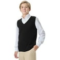 thumbnail image 3 of Classroom School Uniforms Big Kid Sweater Vest 56912, M, Black, 3 of 7