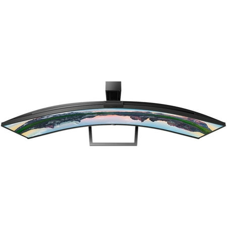 Philips - Brilliance 48.8 LCD Curved Monitor (DisplayPort USB, HDMI) - Textured Black