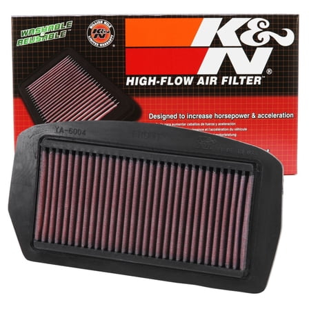 K&N Engine Air Filter: High Performance, Premium, Powersport Air Filter: 2004-2009 YAMAHA (FZ6, Fazer S2, FZ6 S2, FZ6N, FZ6S, FZ6 Fazer) YA-6004