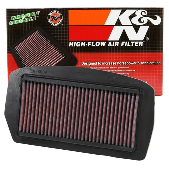 K&N Engine Air Filter: High Performance, Premium, Powersport Air Filter: 2004-2009 YAMAHA (FZ6, Fazer S2, FZ6 S2, FZ6N, FZ6S, FZ6 Fazer) YA-6004