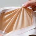 thumbnail image 3 of VISALY Strapless Jelly Bras Push Up Wireless Seamless Non Slip Bandeau Bra Supportive Padded Tube Bra Strapless Push Up Bra V Mesh Cutout Non-Slip Bandeau Bra Support Full Coverage Bra Beige L, 3 of 9