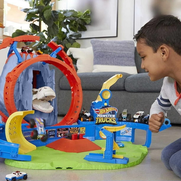 Pista Monster Trucks Hot Wheels T-Rex Volcano Arena - Main Image