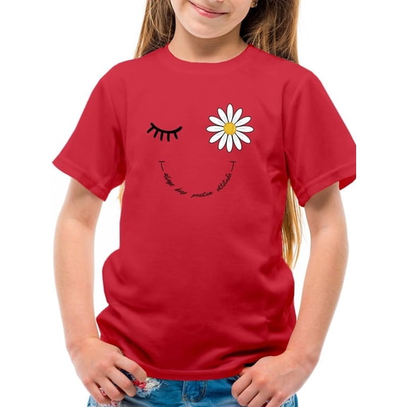 Always Keep Positive Attitude T-Shirt Juniors -Image by Shutterstock, x-Small