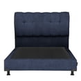 thumbnail image 2 of Cabecera Individual Nube + Box Base Cama Azul Soho, 2 of 8