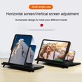 thumbnail image 3 of Hyasfey 12-Inch Phone Screen Magnifier 3D Magnifying Projector Screen Enlarger Expander Movies Videos Watching Mobile Phone Holder Cellphone Screen Amplifier, 3 of 7