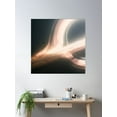 thumbnail image 2 of Black Hole From Interstellar Poster Wall Art, Modern Wall Decor, 24x24 UNFRAMED, 2 of 3