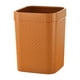 thumbnail image 1 of Cubo de basura cuadrado de ratán compacto para inodoro Naranja, 1 of 7