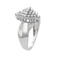 thumbnail image 2 of MyDiamondBox 1/2 Carat Total Weight (cttw) Wedding Rings - Marquise Shaped Cluster Waterfall Ring In Sterling Silver for Women (White, Size: 9), 2 of 2