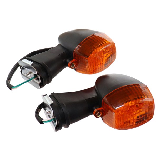 2 piezas de luces intermitentes para motocicleta, accesorios de repuesto delanteros o traseros, fáciles de instalar. Amarillo