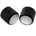 thumbnail image 5 of Musiclily Pro 1/4 Inch Steel Dome Mother-of-Pearl Top Universal Fitting Potentiometer Control Knob with Set Screw for Electric Guitar Bass, Black (Set of 2), 5 of 5