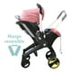 thumbnail image 2 of Carriola Para Bebé Starkids Polux Convertible Con Pañalera Rosa Estrellas, 2 of 5