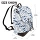 thumbnail image 2 of Fotbe Blue Fish Mochila Bolso con Estampado para Mujer, Mochila Antirrobo de Nylon Impermeable, Bolsa Ligera de Hombro, 2 of 4