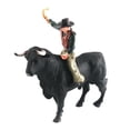 thumbnail image 1 of Vogacara PVC Bull with Rider Figurines Model Favor Party Decor for Children Kits de construcción modelo Estilo D, 1 of 1