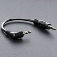 thumbnail image 2 of Audio Cable 90 Degree 3.5mm Jack Male to Male Stereo Cable for Car AUX Speaker, 2 of 8